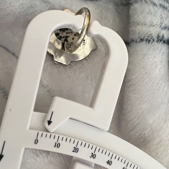 ❤️ Dalmation Jasper Southwestern Sz 7.75 Ring 8.5gms Never Worn - Picture 8 of 9